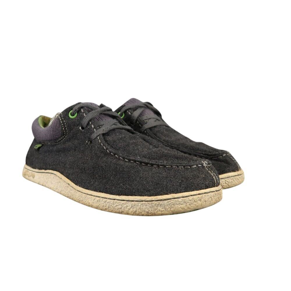 Ocean Minded Shoes Mens 9 Moc Loafer Chukka Casual Active Travel Lace Up Grey